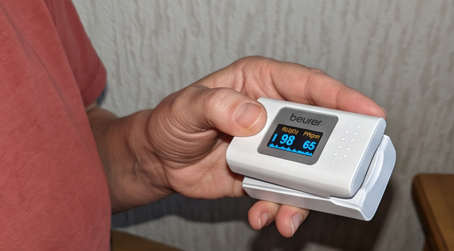 Beurer PO 35 Pulsoximeter im Test: Präzise Messung von SpO₂ und Puls