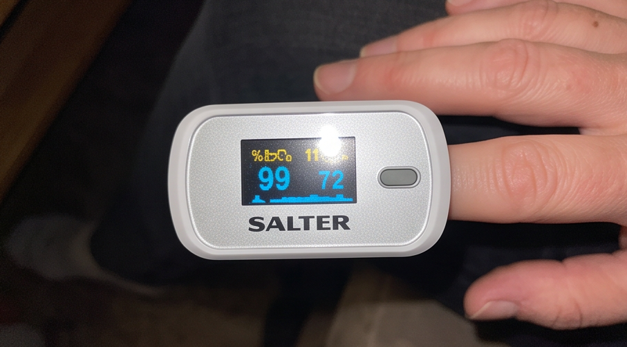 Salter PX-100-EU OxyWatch im Test: Tragbarer Pulsoximeter für genaue Messungen