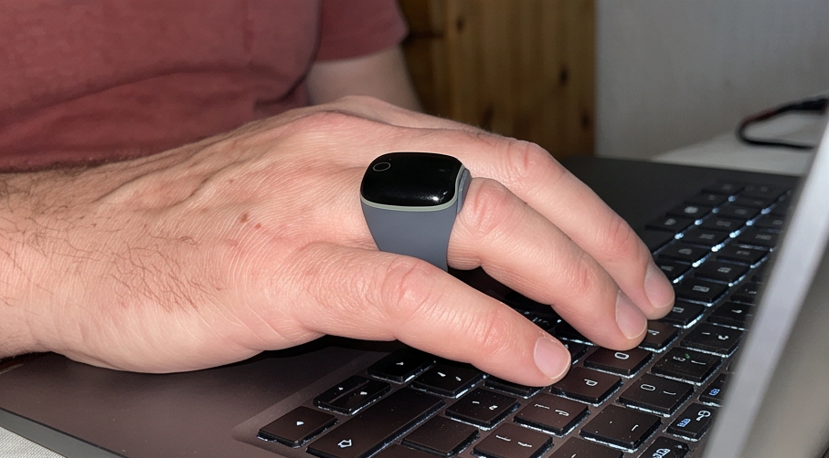 viatom o2ring ring pulsoximeter im Testlauf