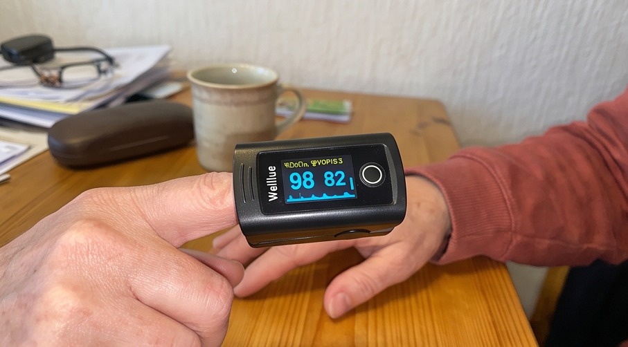 viatom pulsoximeter finger mit alarm Ansicht der Verarbeitung