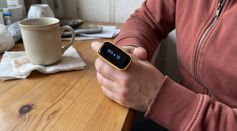 WearO2 Pulsoximeter im Test: Bluetooth-Blutsauerstoffmessgerät mit App und Vibration